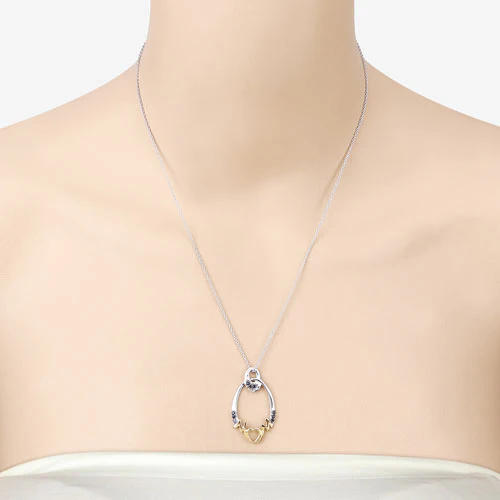 0.18 Carat Genuine Blue Sapphire .925 Sterling Silver Pendant - Image 12