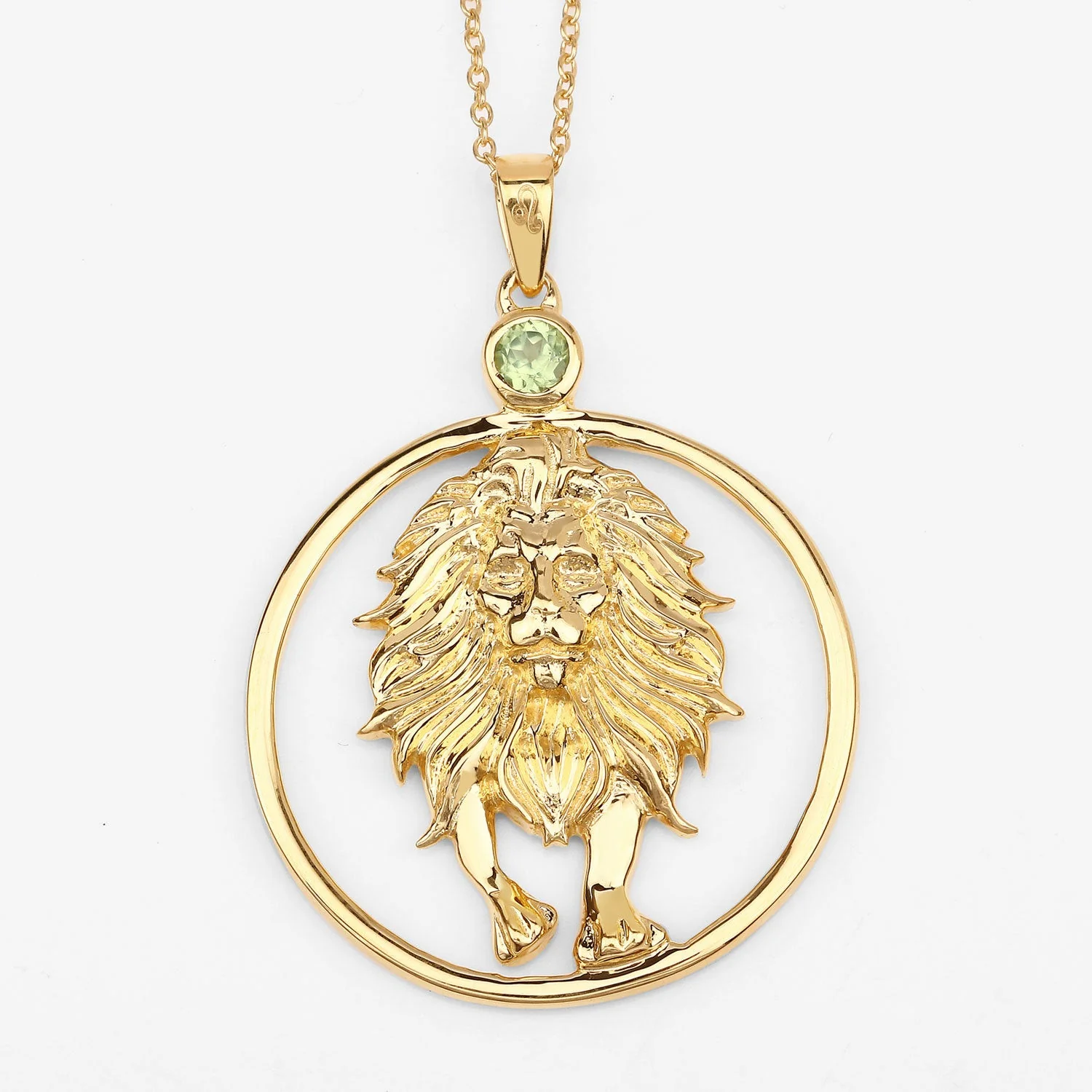0.24 Carat Genuine Peridot .925 Sterling Silver Pendant - Image 4