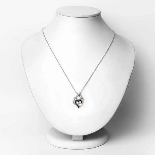 0.28 Carat Genuine Blue Sapphire .925 Sterling Silver Pendant - Image 6