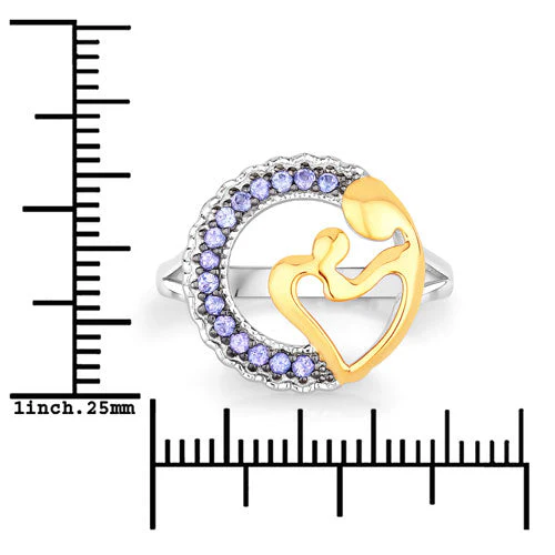 0.28 Carat Genuine Tanzanite .925 Sterling Silver Ring - Image 7