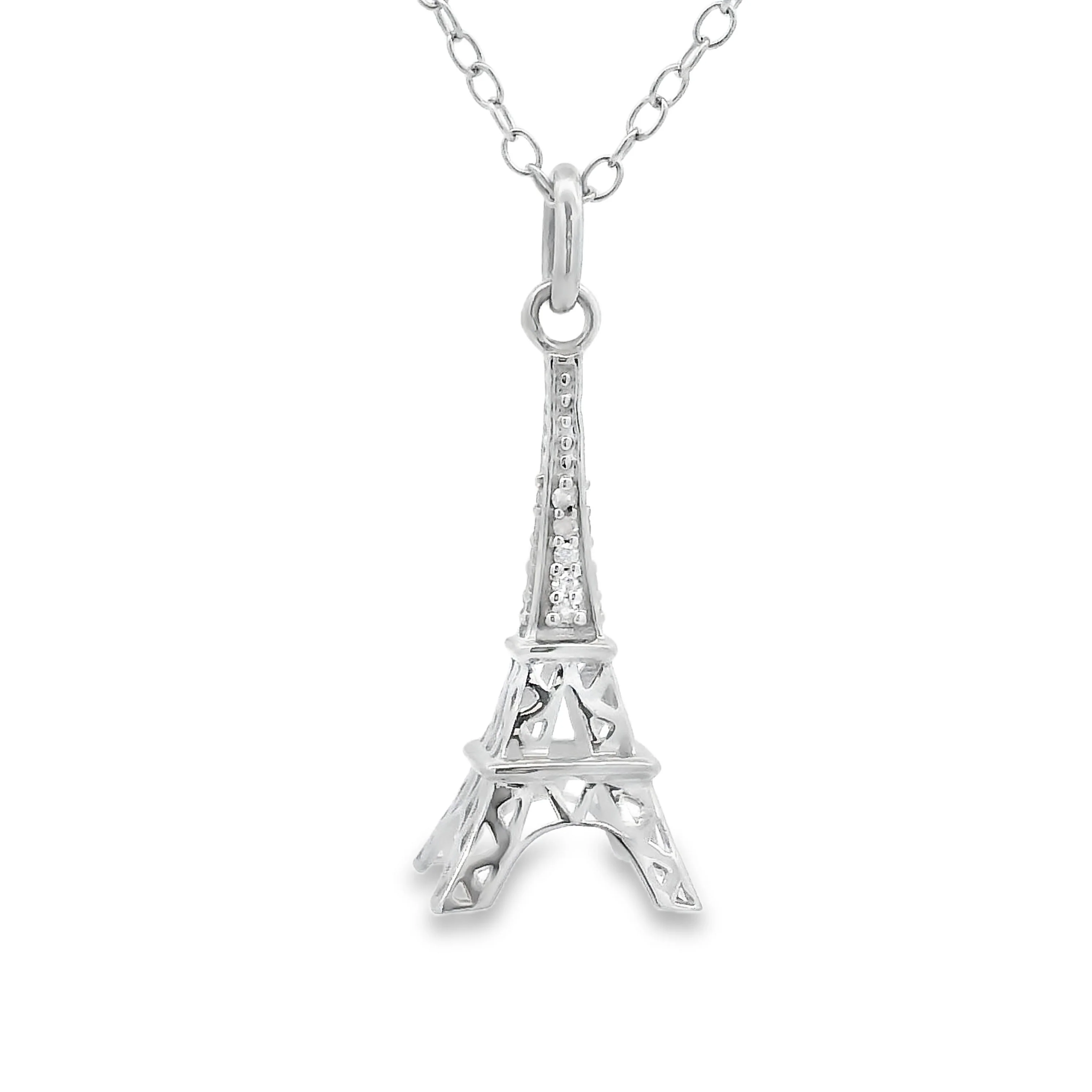 .06ct Diamond Fashion Pendants Sterling Silver - Image 2