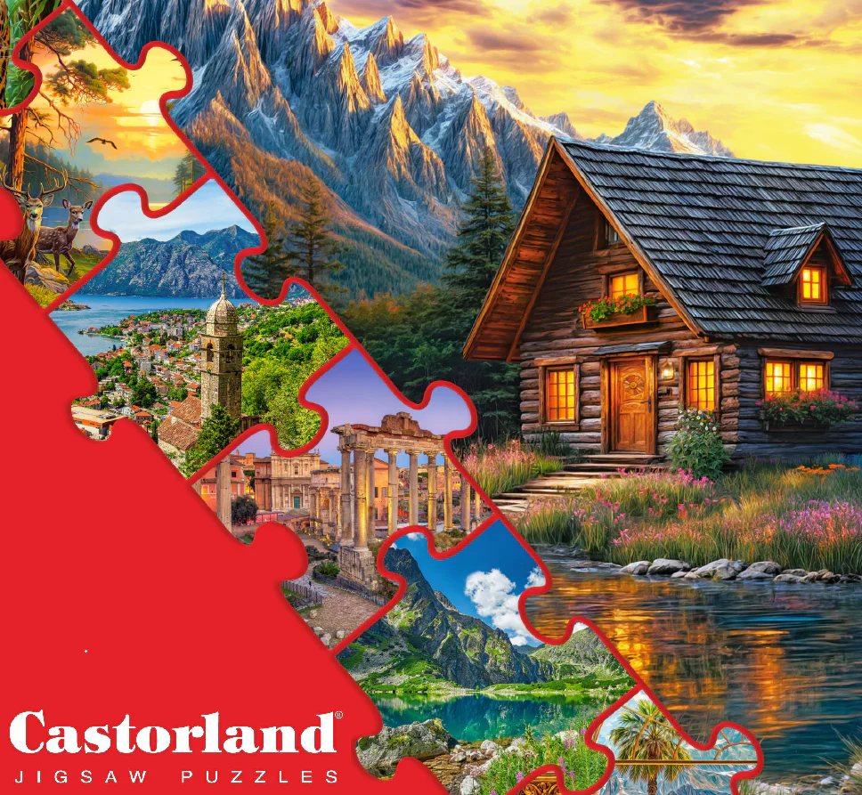 1000 Piece Jigsaw Puzzle, Coastal Life, Mediterranean Village, Italian Riviera puzzle, Seaside, Adult Puzzle, Castorland C-105465-2 - Image 7