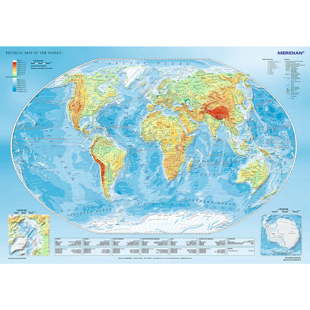 1000 Piece Jigsaw Puzzles, Physical Map of The World, Puzzle of the Earth with Countries, Adult Puzzles, Trefl 10463 - Image 2