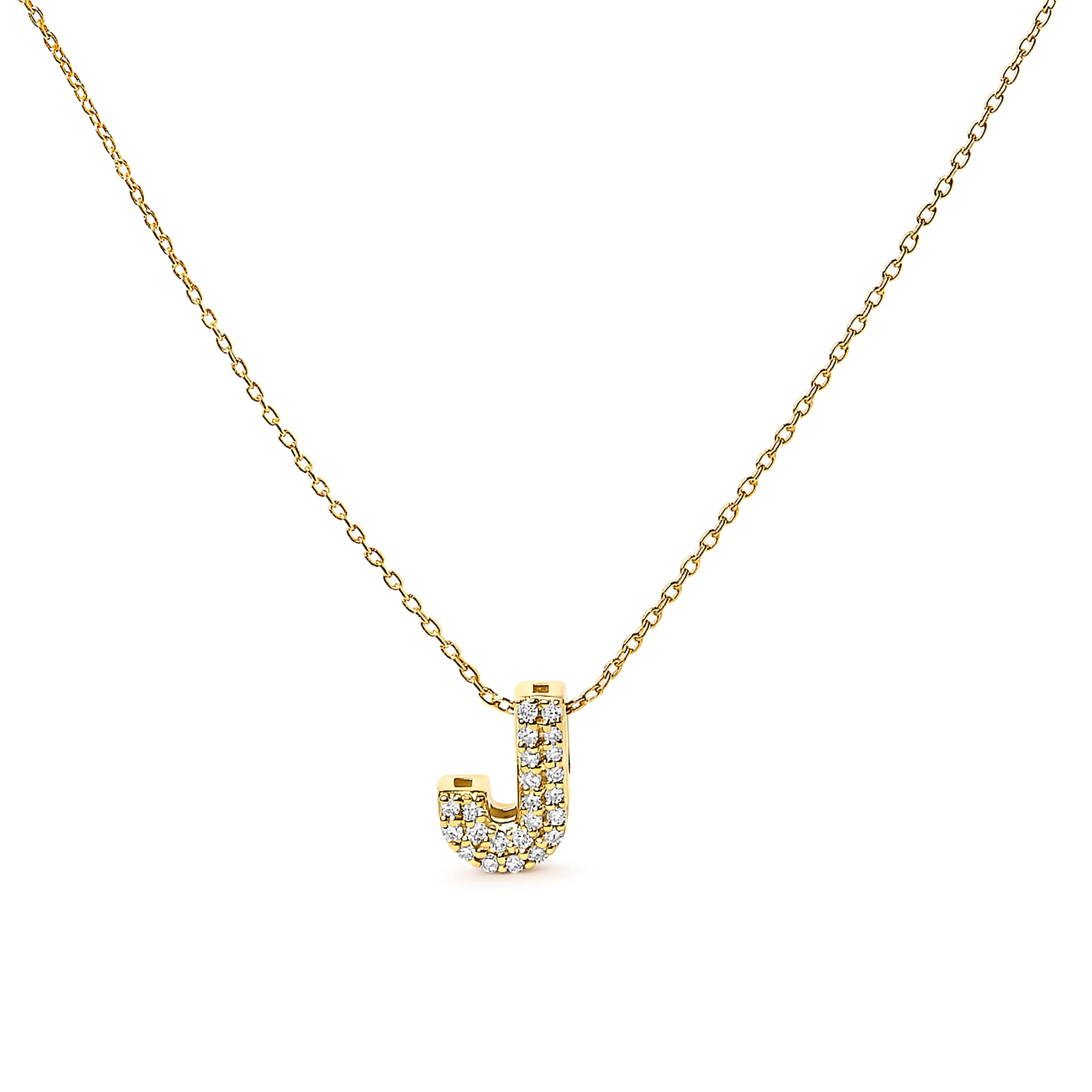 10K White Gold Diamond Accent "A" Initial Bubble Pendant Necklace - Image 36