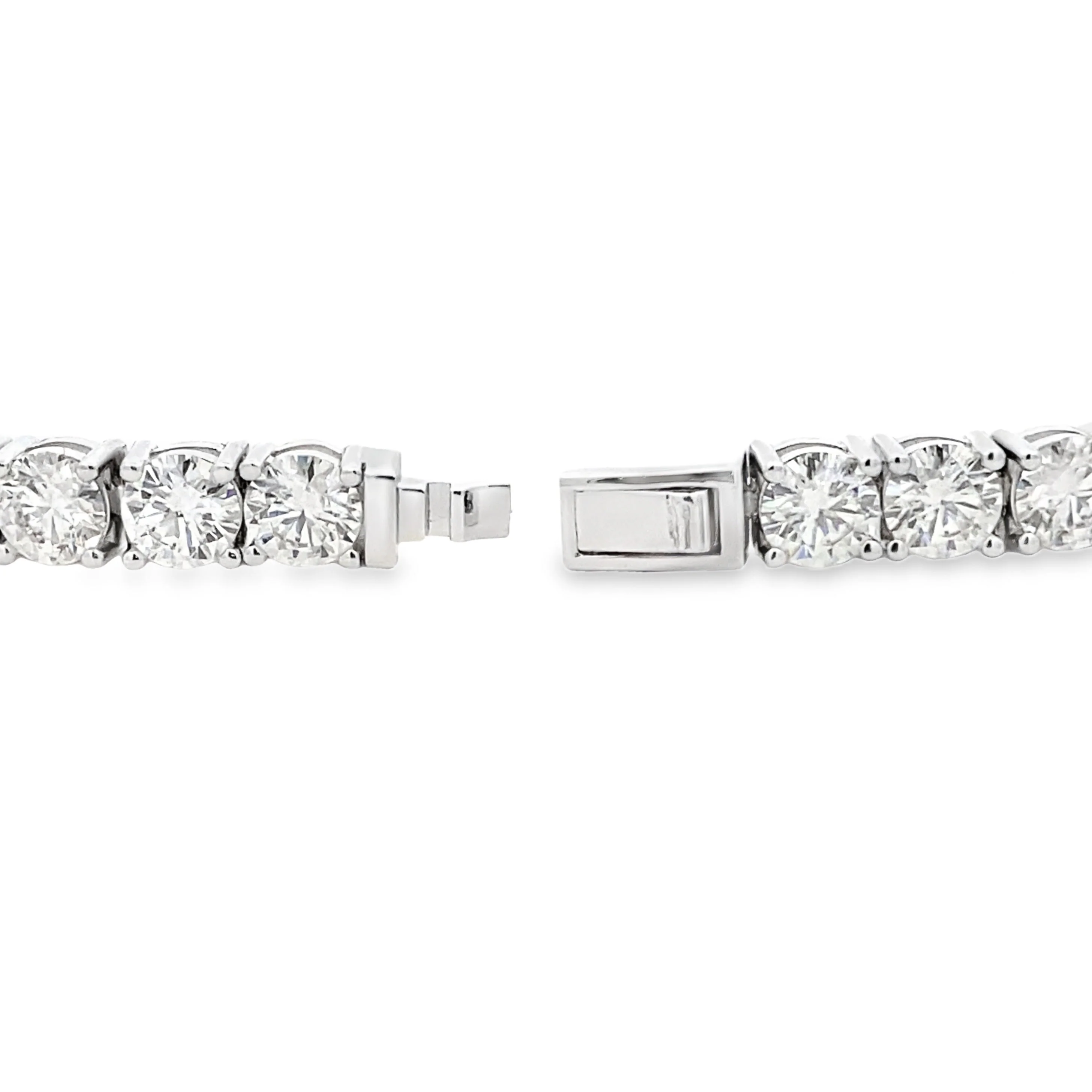 12.50ct Moissanite Tennis Bracelet Sterling Silver - Image 2