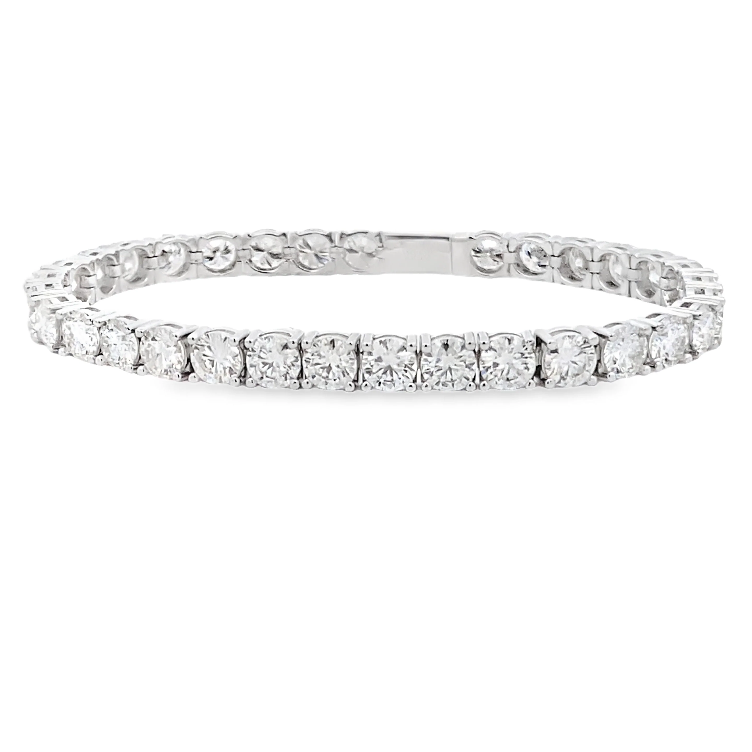 12.50ct Moissanite Tennis Bracelet Sterling Silver - Image 3