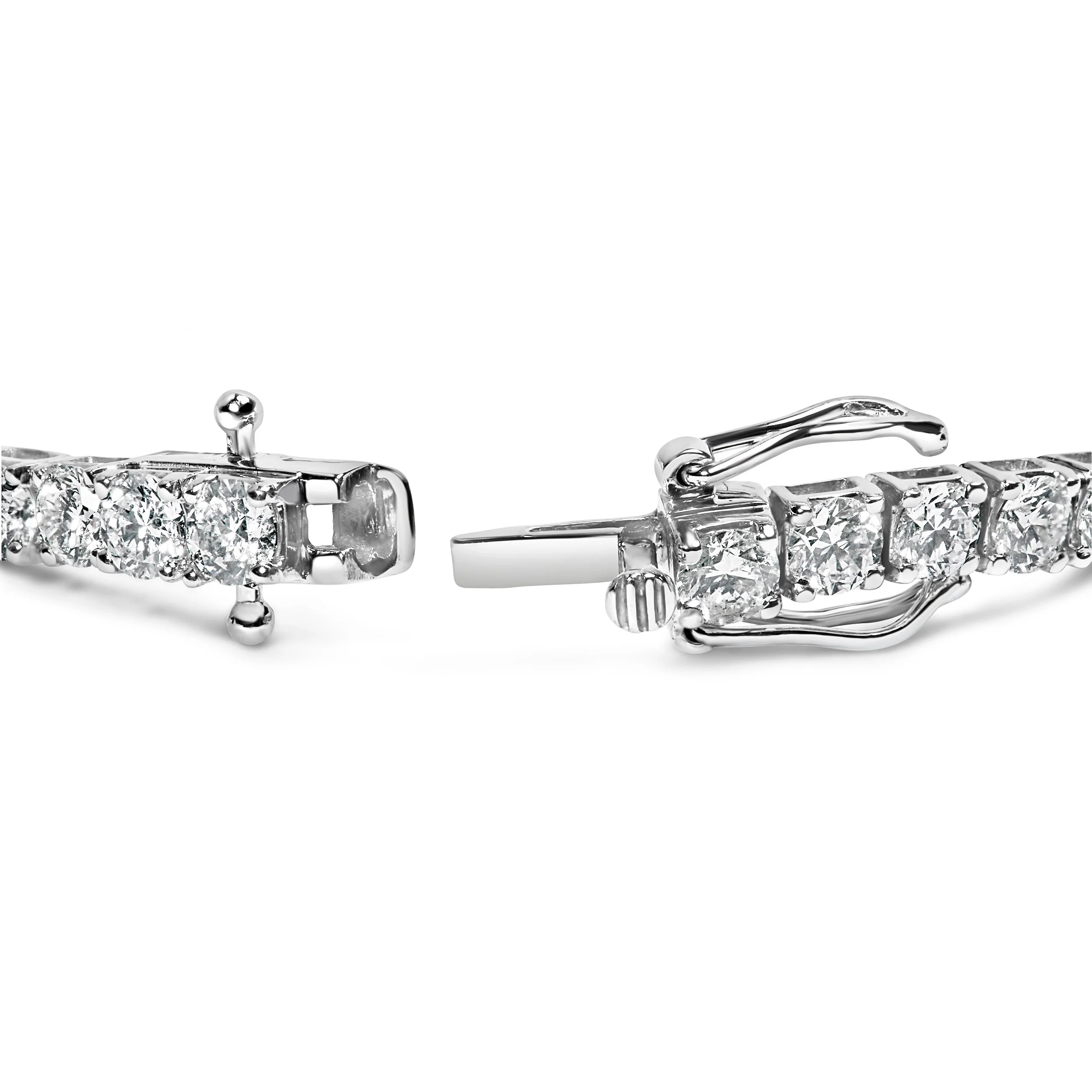 14K White Gold 2.00 Cttw Prong Set Lab Grown Round Diamond Classic Tennis Bracelet (F-G Color, VS2-SI1 Clarity) - 7.25" - Image 2