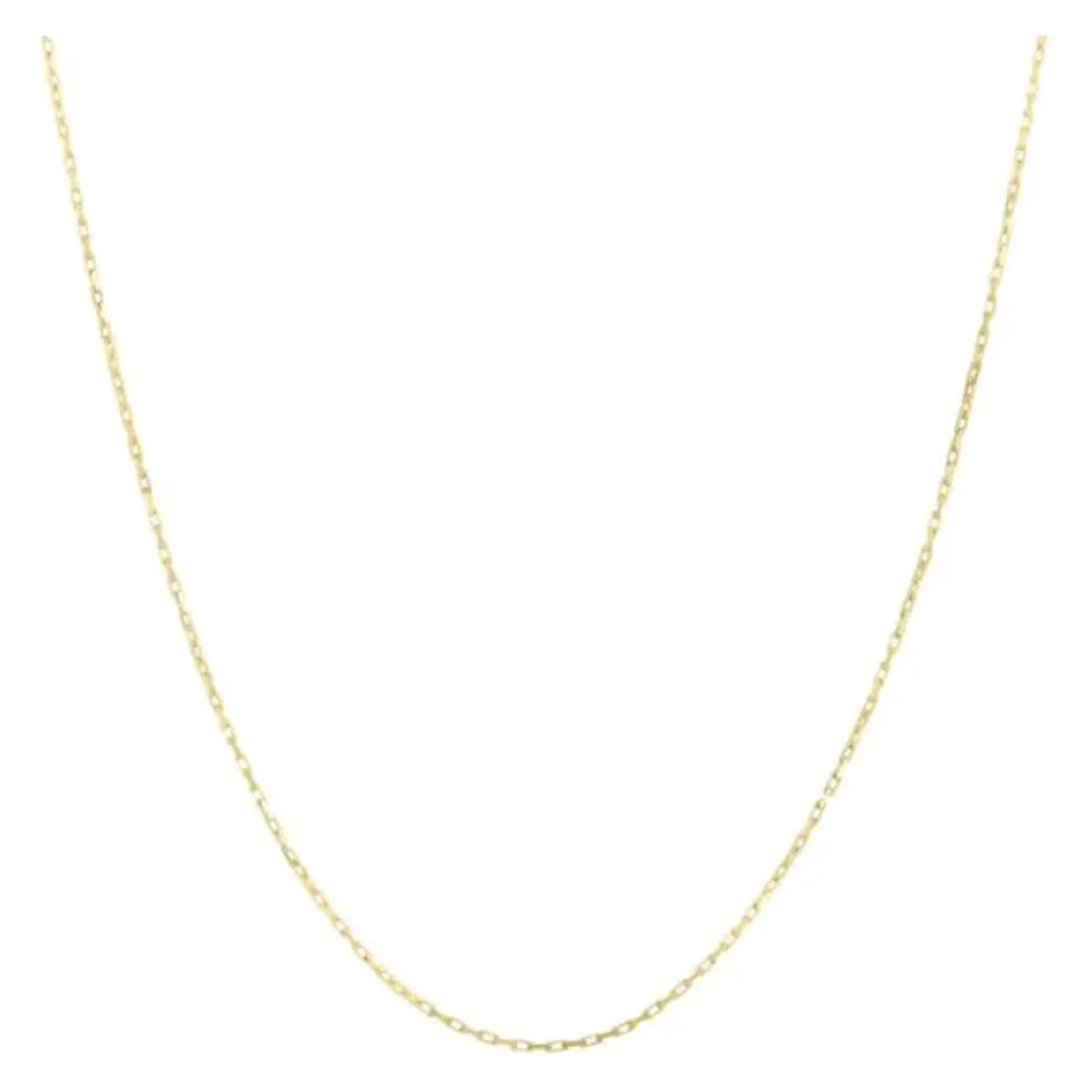 14k Yellow Gold French Cable Chain (1.30 mm) - Image 2