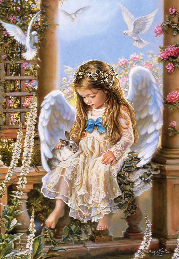1500 Piece Jigsaw Puzzle, Tender Love, Sandra Kuck, Angel, Adult Puzzles, Castorland C-151165-2 - Image 2