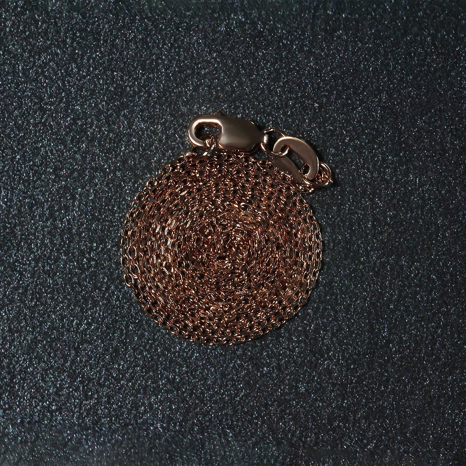 18k Rose Gold Diamond Cut Cable Link Chain (0.75 mm) - Image 12