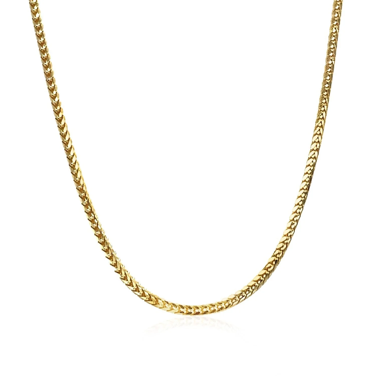 18k Yellow Gold Franco Chain (1.60 mm) - Image 2