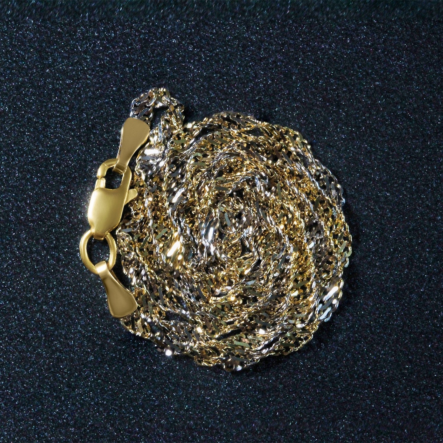 2.0mm 14k Two-Tone Gold Singapore Chain - Image 12
