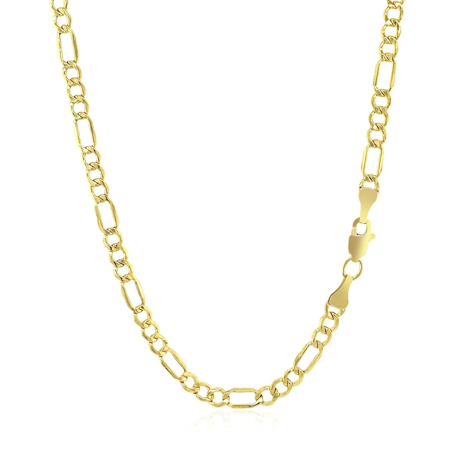 2.8mm 10k Yellow Gold Lite Figaro Chain - Image 9
