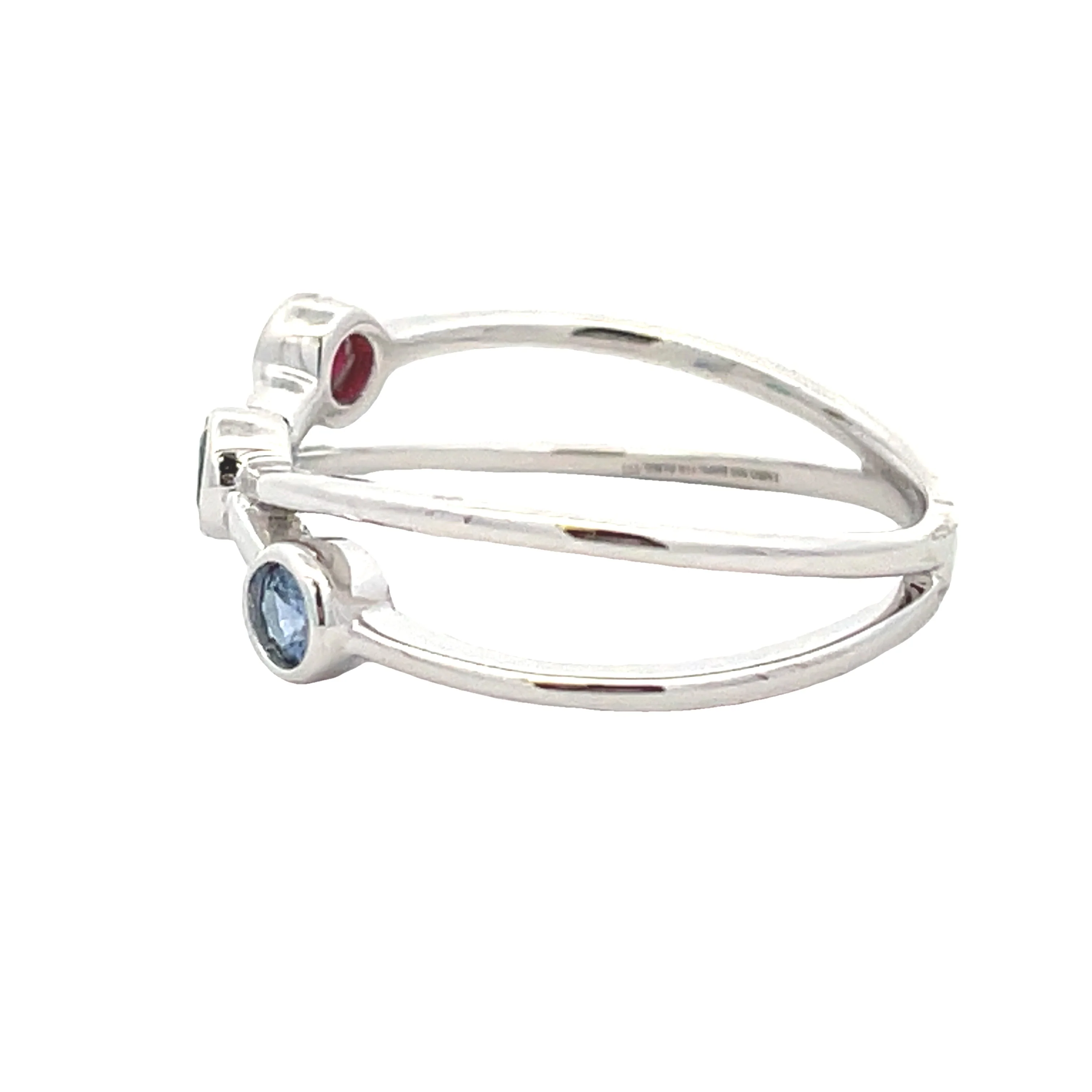 .31ct Sapphire Ruby Ring 14KT White Gold - Image 5