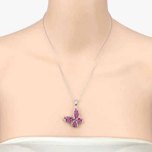 4.72 Carat Genuine Ruby .925 Sterling Silver Pendant - Image 10