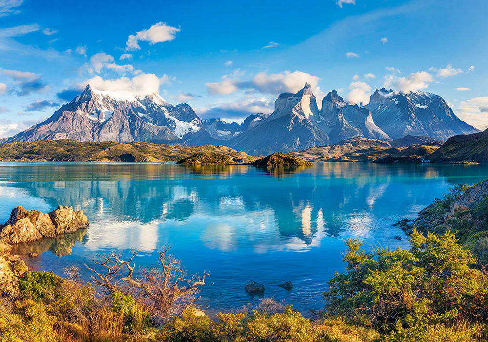 500 Piece Jigsaw Puzzle, Torres Del Paine, Patagonia, Mountain Landscape, Chile, Adult Puzzles, Castorland B-53698 - Image 2