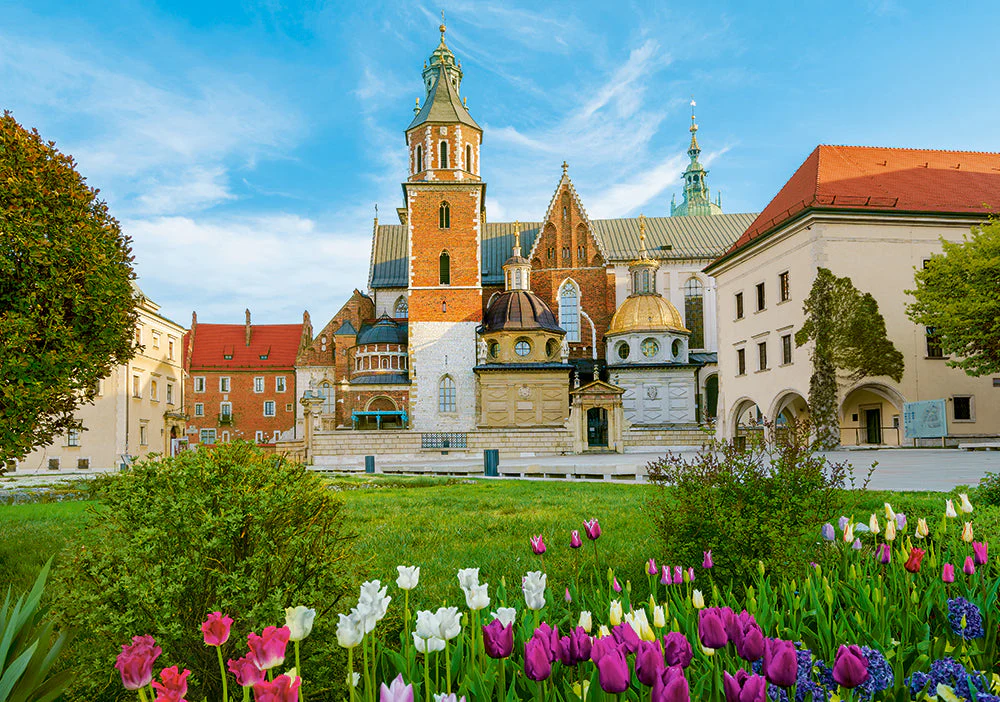 500 Piece Jigsaw Puzzle, Wawel Castle in Krakow, UNESCO World Heritage Site, Poland, Adult Puzzle, Castorland B-53599 - Image 2