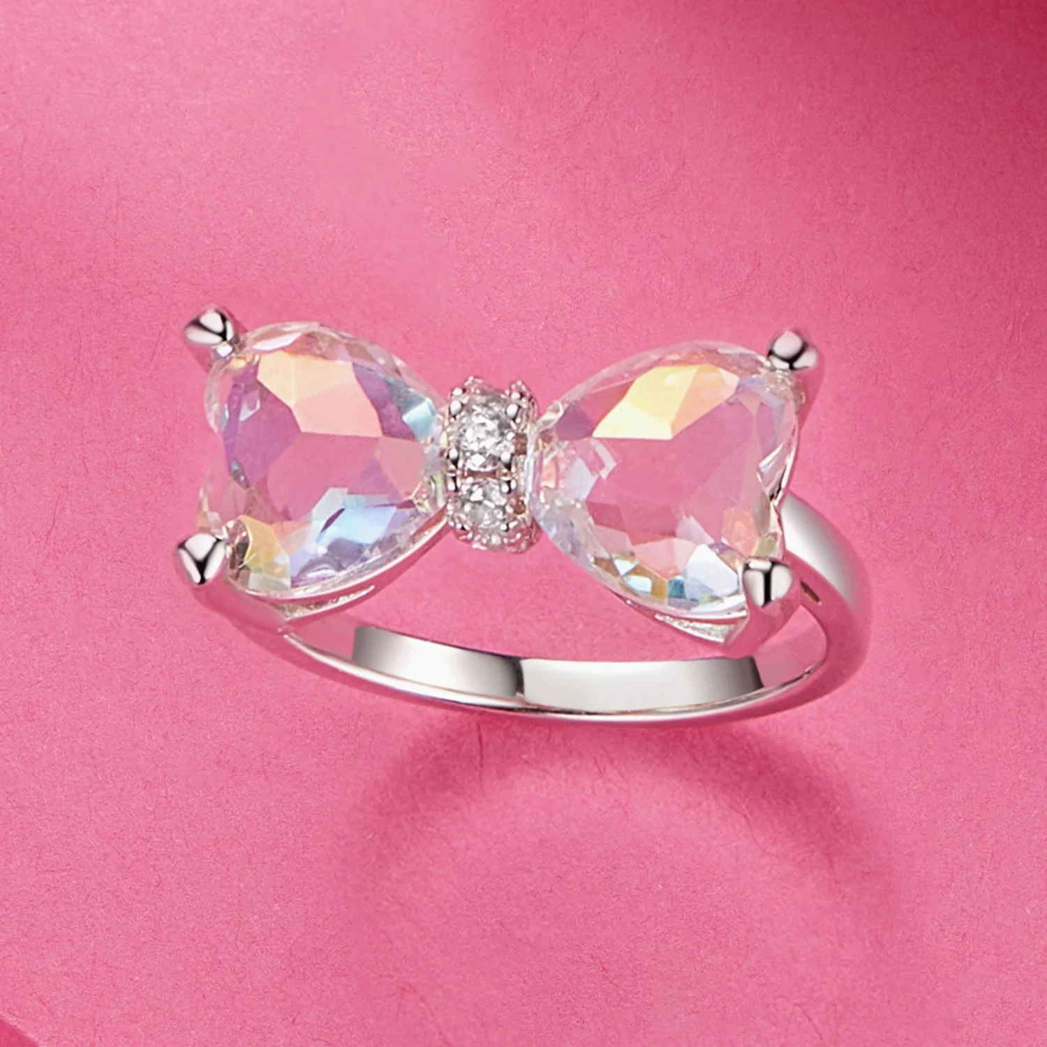 925 Sterling Silver 6.0 Size Pavé Setting CZ Ring for Women - Image 3