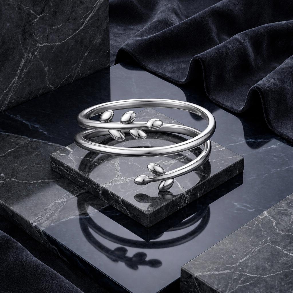 925 Sterling Silver Oxidized Ring for Women - Image 2