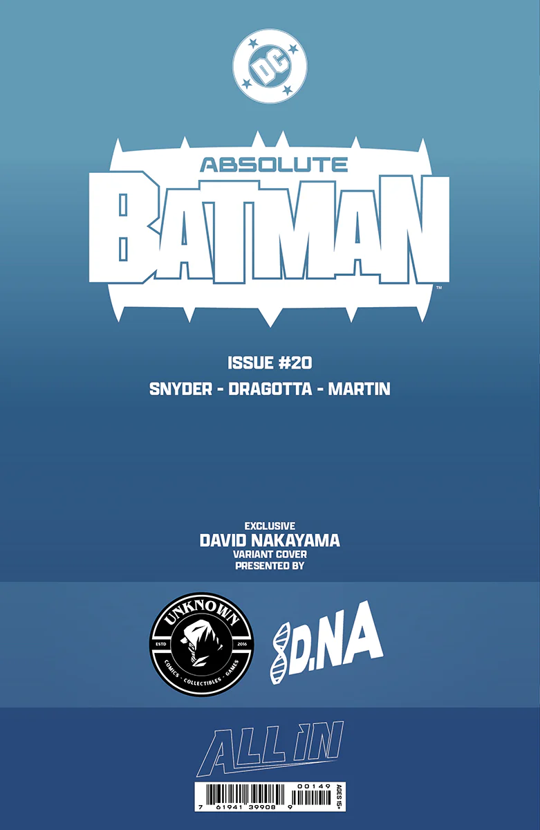 ABSOLUTE BATMAN #20 DAVID NAKAYAMA EXCLUSIVE VAR (05/13/2026) - Image 2