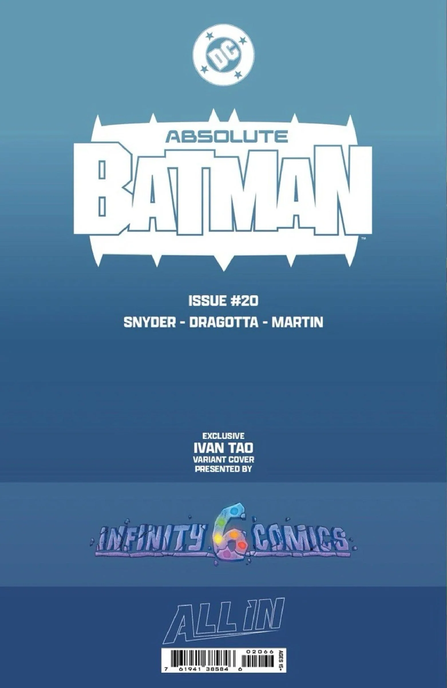ABSOLUTE BATMAN #20 IVAN TAO EXCLUSIVE VAR (06/03/2026) - Image 2
