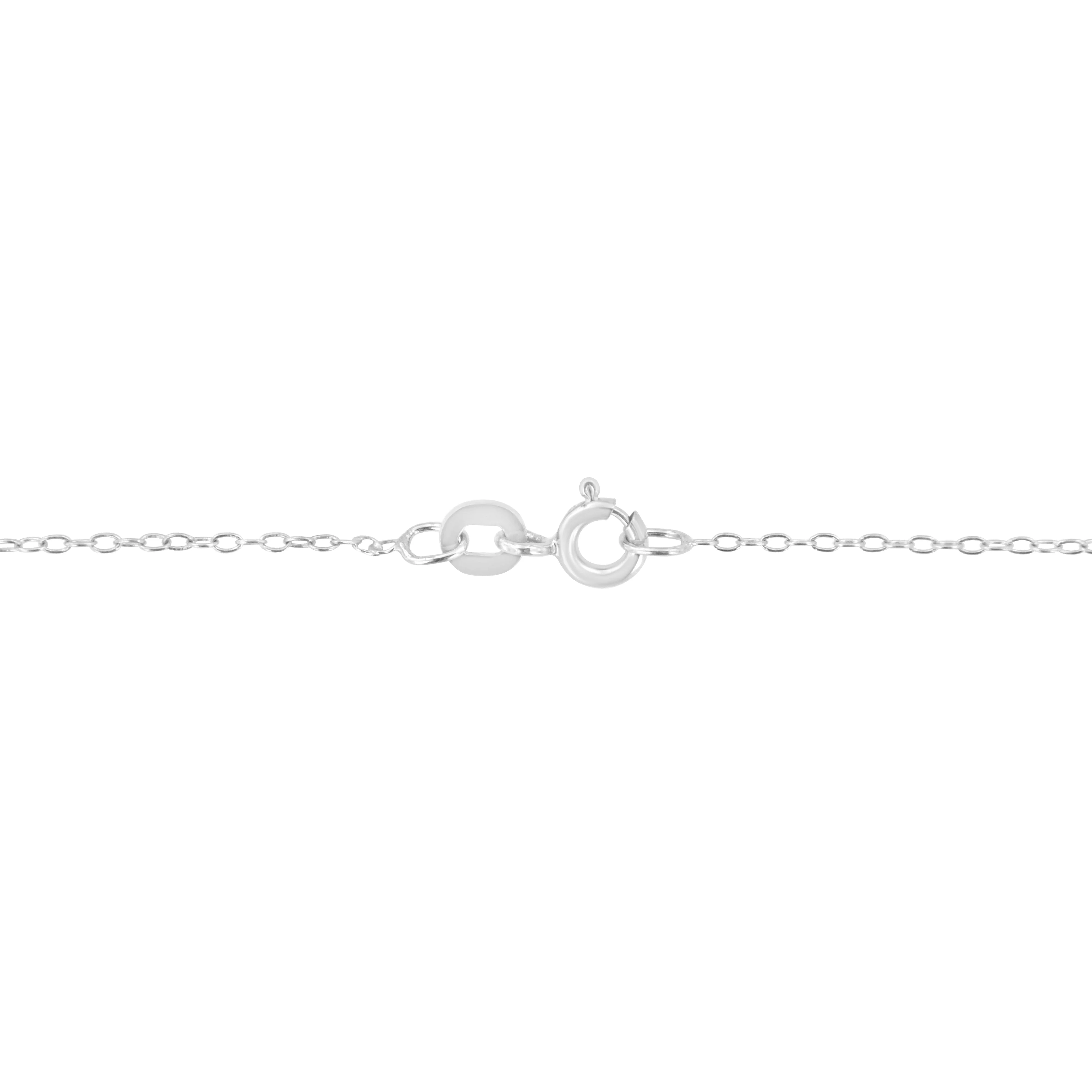AGS Certified 10K White Gold 1/3 Cttw Bezel Set Round Diamond Solitaire 16-18" Adjustable Pendant Necklace (I-J Color, SI1-SI2 Clarity) - Image 3