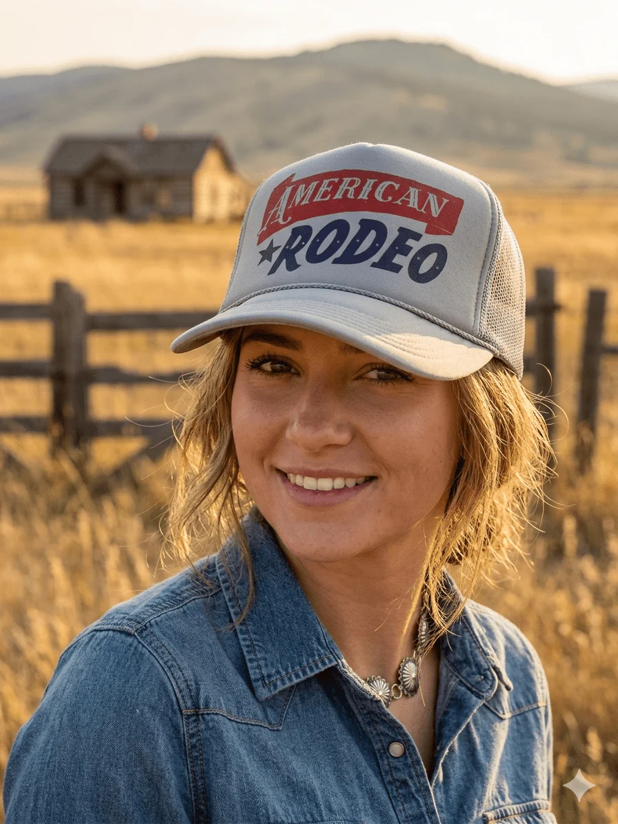 American Rodeo Classic Trucker Hat - Image 2