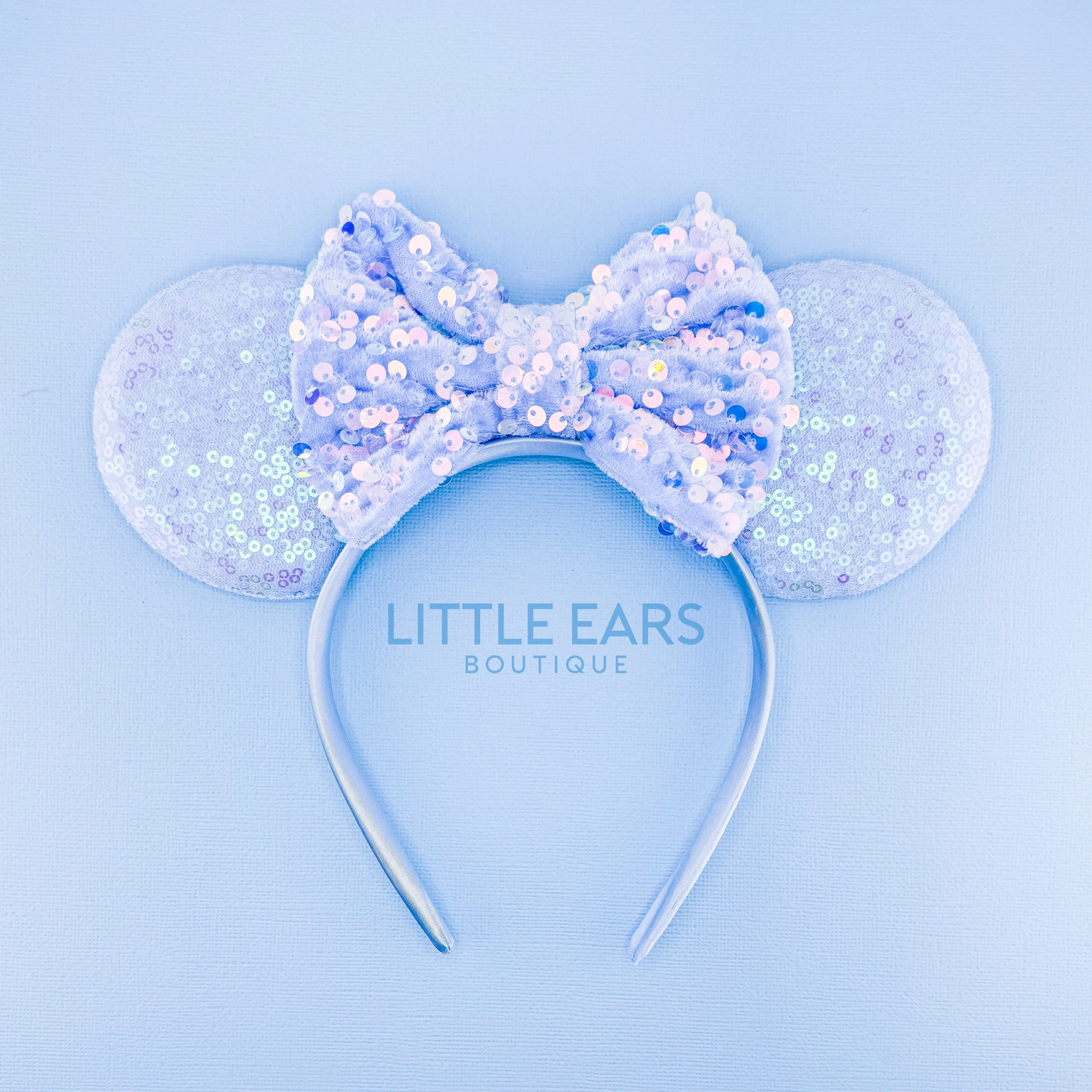Blue Sequin Ears