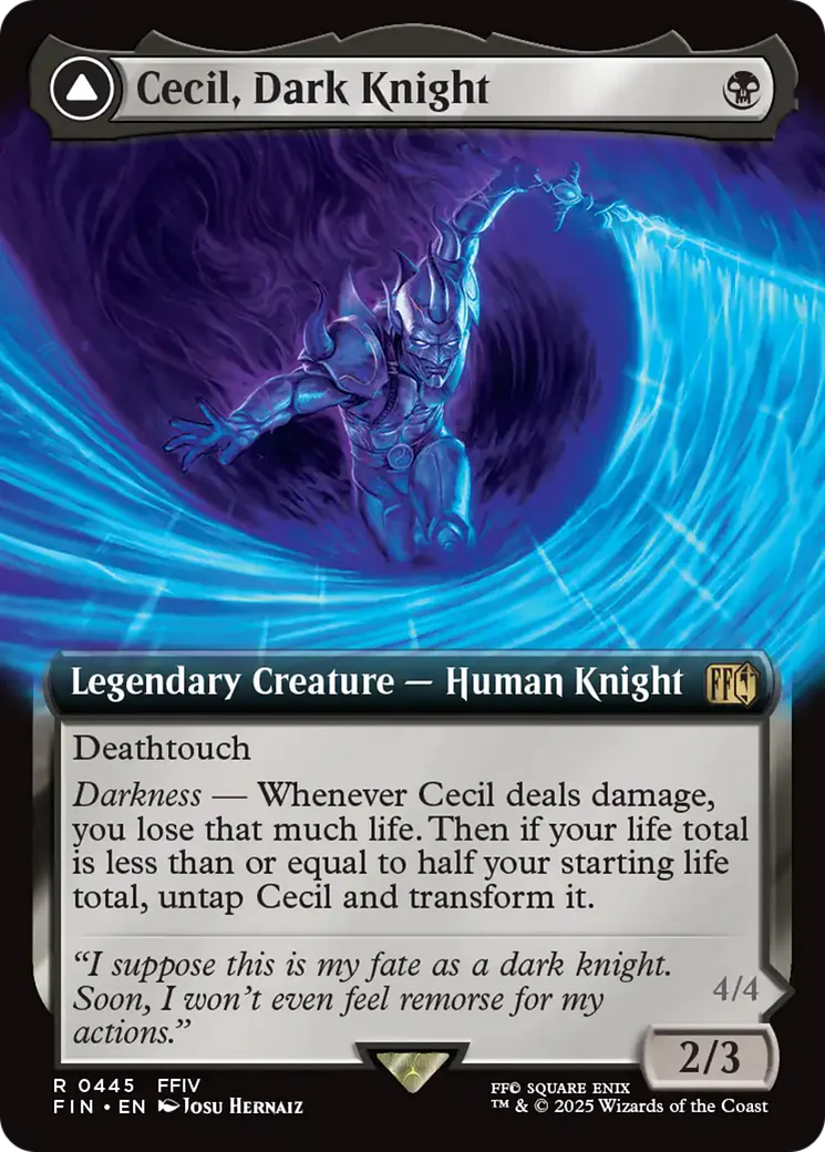 Cecil, Dark Knight (Extended Art) (FIN-445) - FINAL FANTASY: (Extended Art) - Image 2