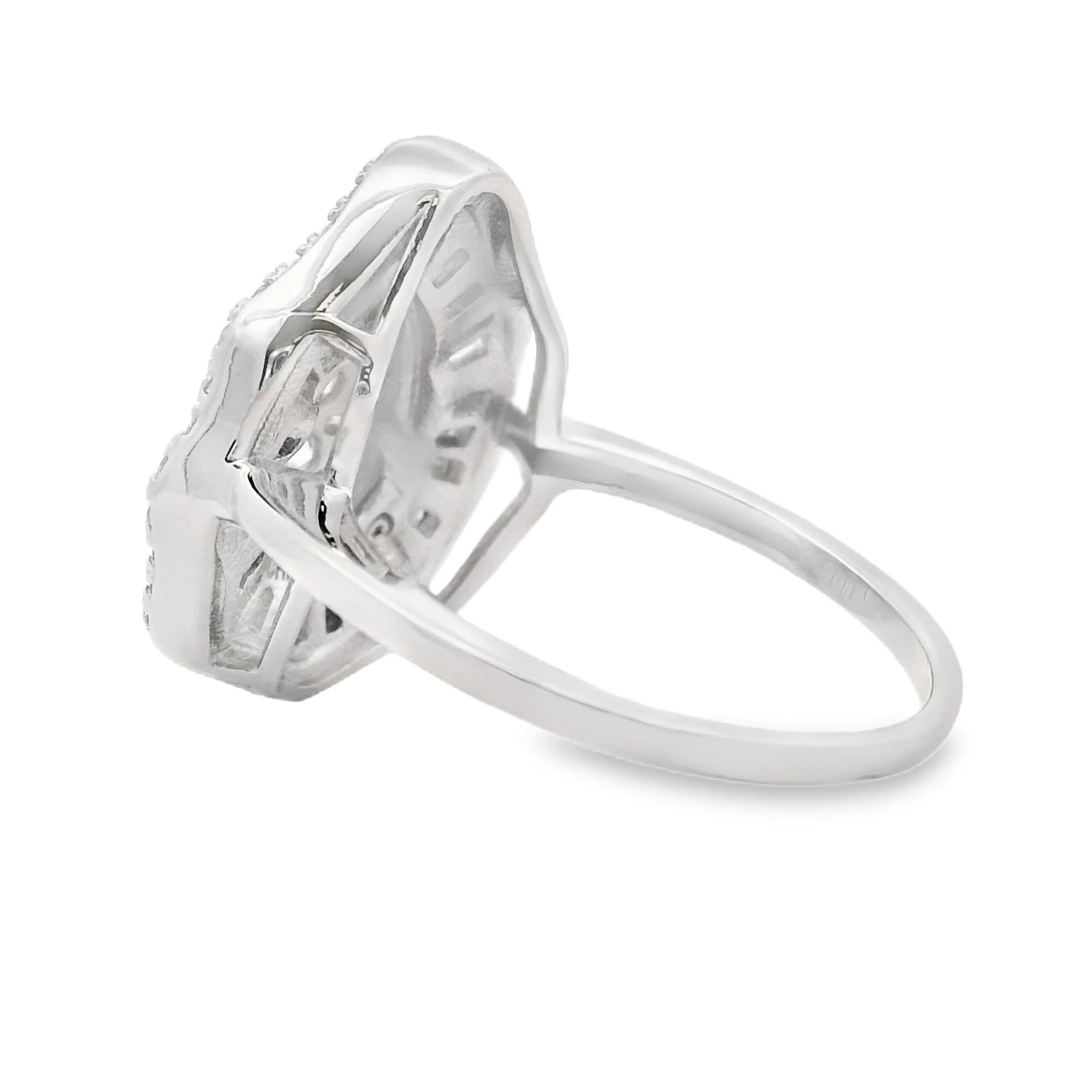 Cubic Zirconium Ring Sterling Silver - Image 2