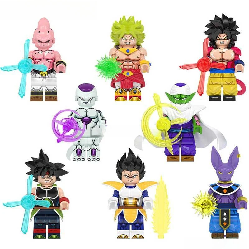 Dragon Ball Z Super set of 8 Lego Minifigures Custom Anime Toys 2 - Image 2