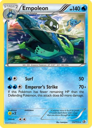 Empoleon 035/113 - Legendary Treasures Reverse Holofoil