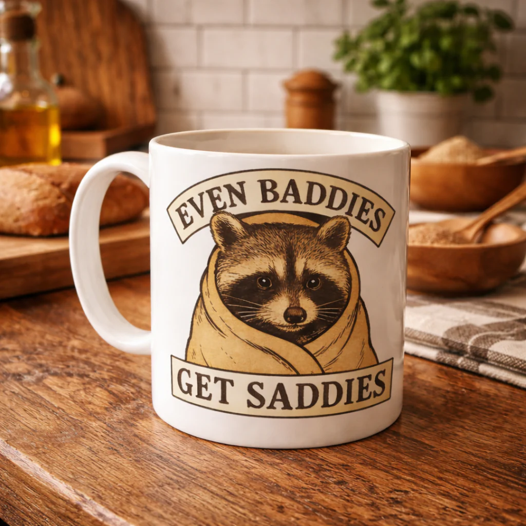 Even Baddies Get Saddies Mug - Image 3