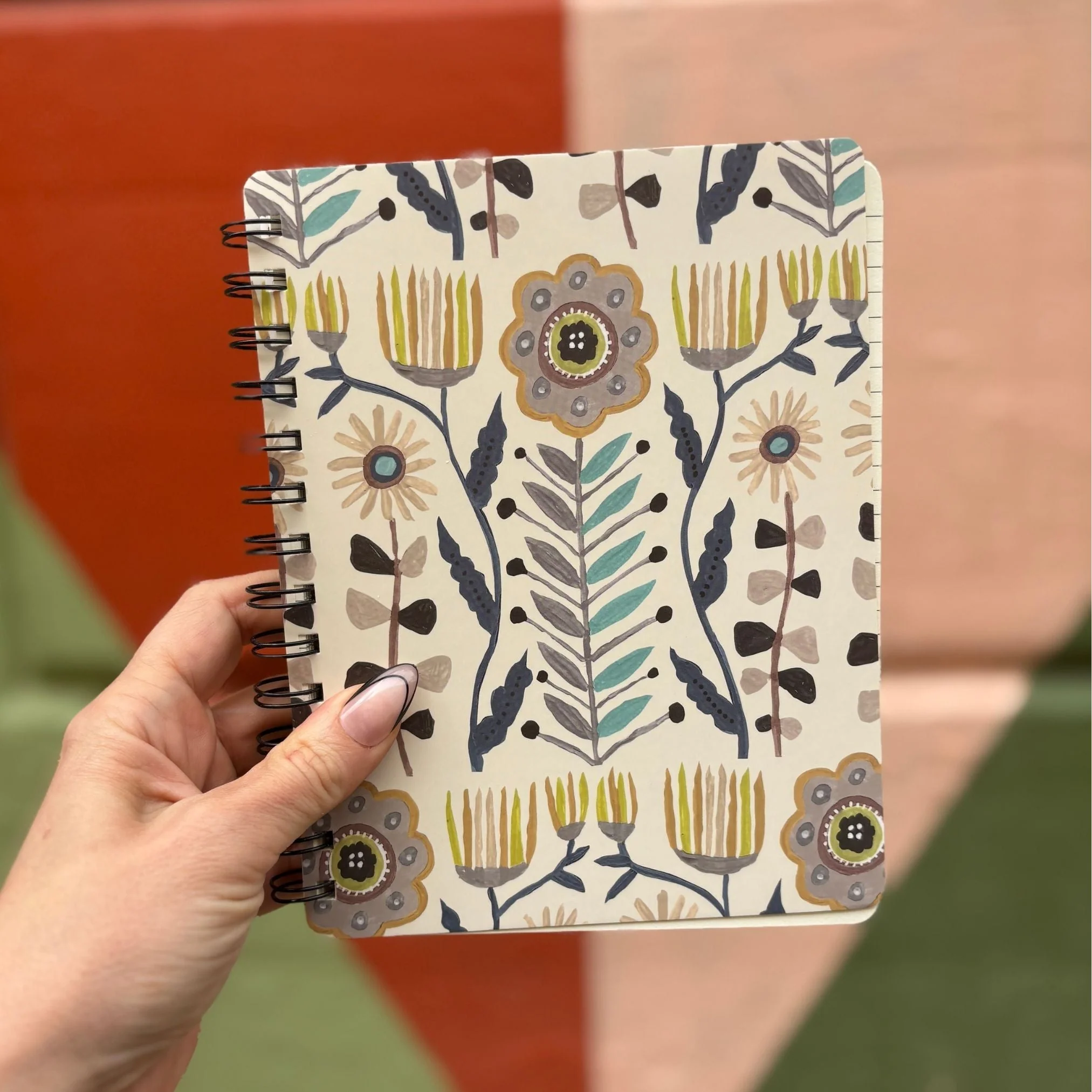 Folk Art Socks and Notebook Bundle - Image 8