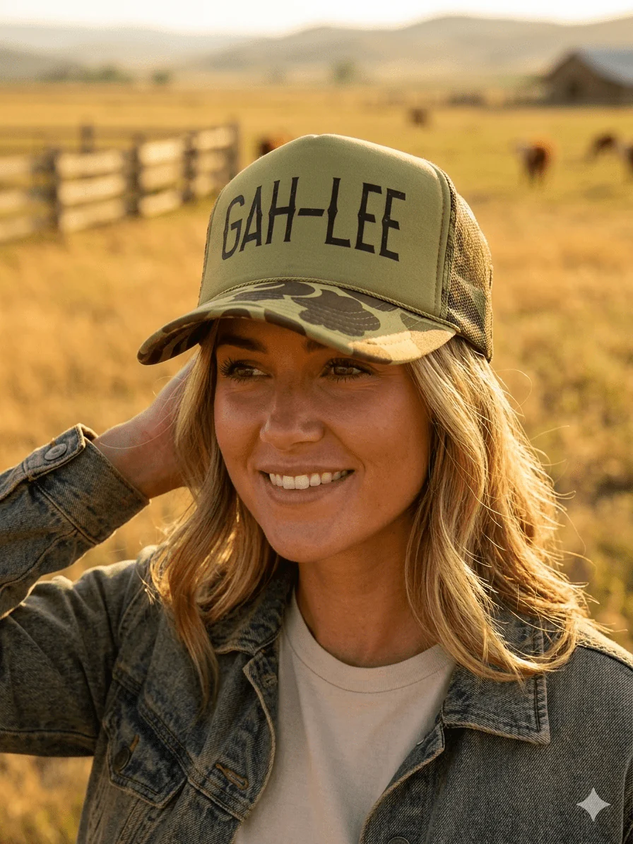GAH-LEE Camo Trucker Hat - Image 2