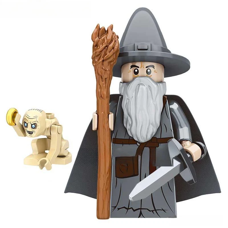 Gandalf The Gray Lord of The Rings Lego Minifigures Custom Toys