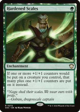 Hardened Scales (SOC-272) - Commander: Secrets of Strixhaven