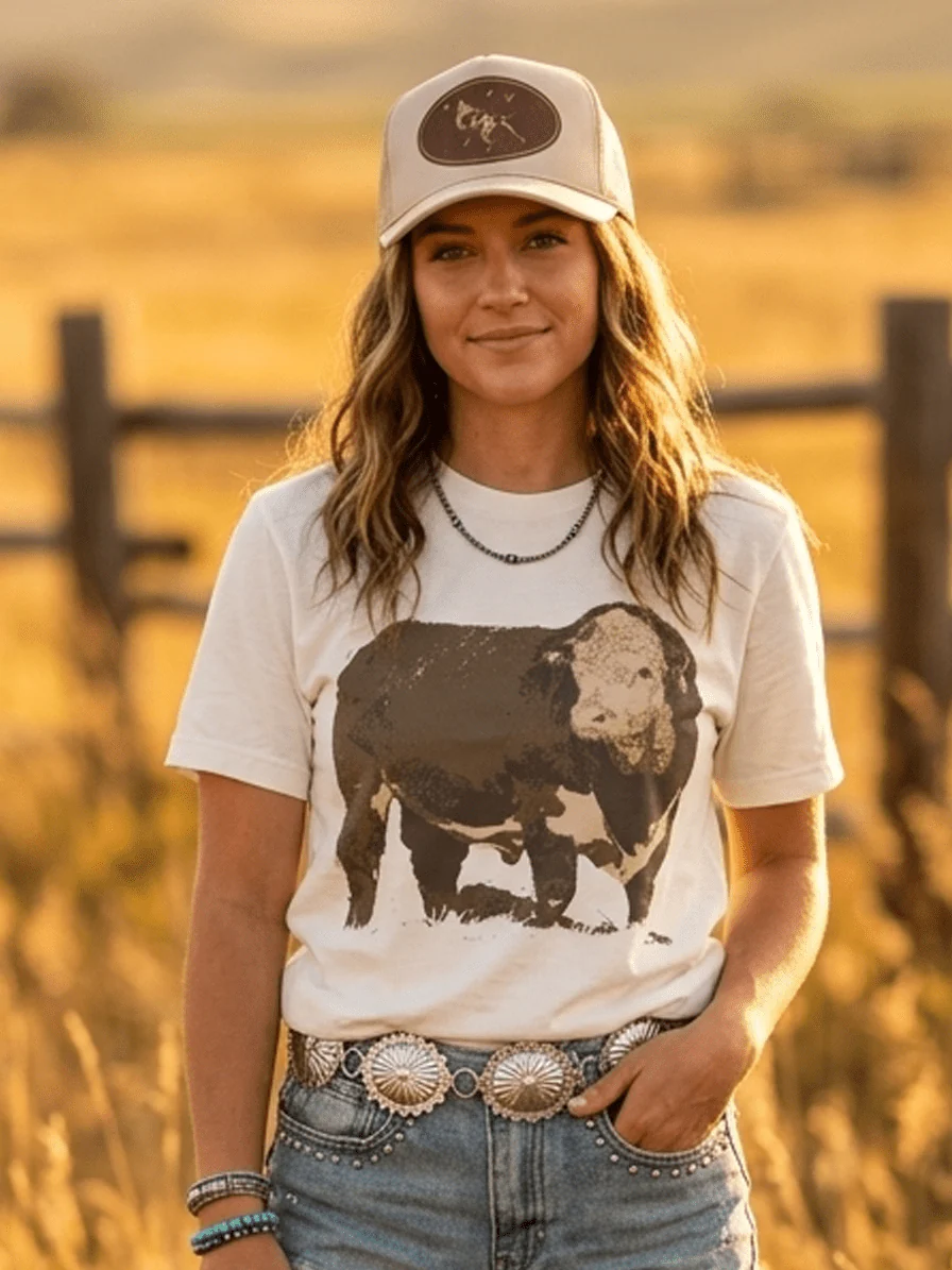 Hereford Bull Graphic Tee - Image 2