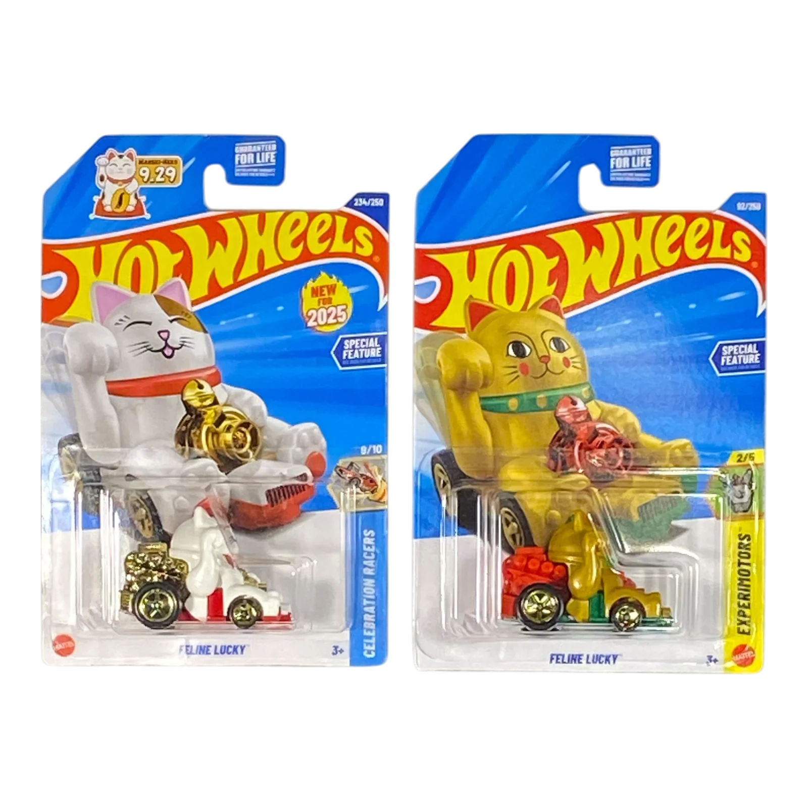 Hot Wheels Feline Lucky - Set of 2