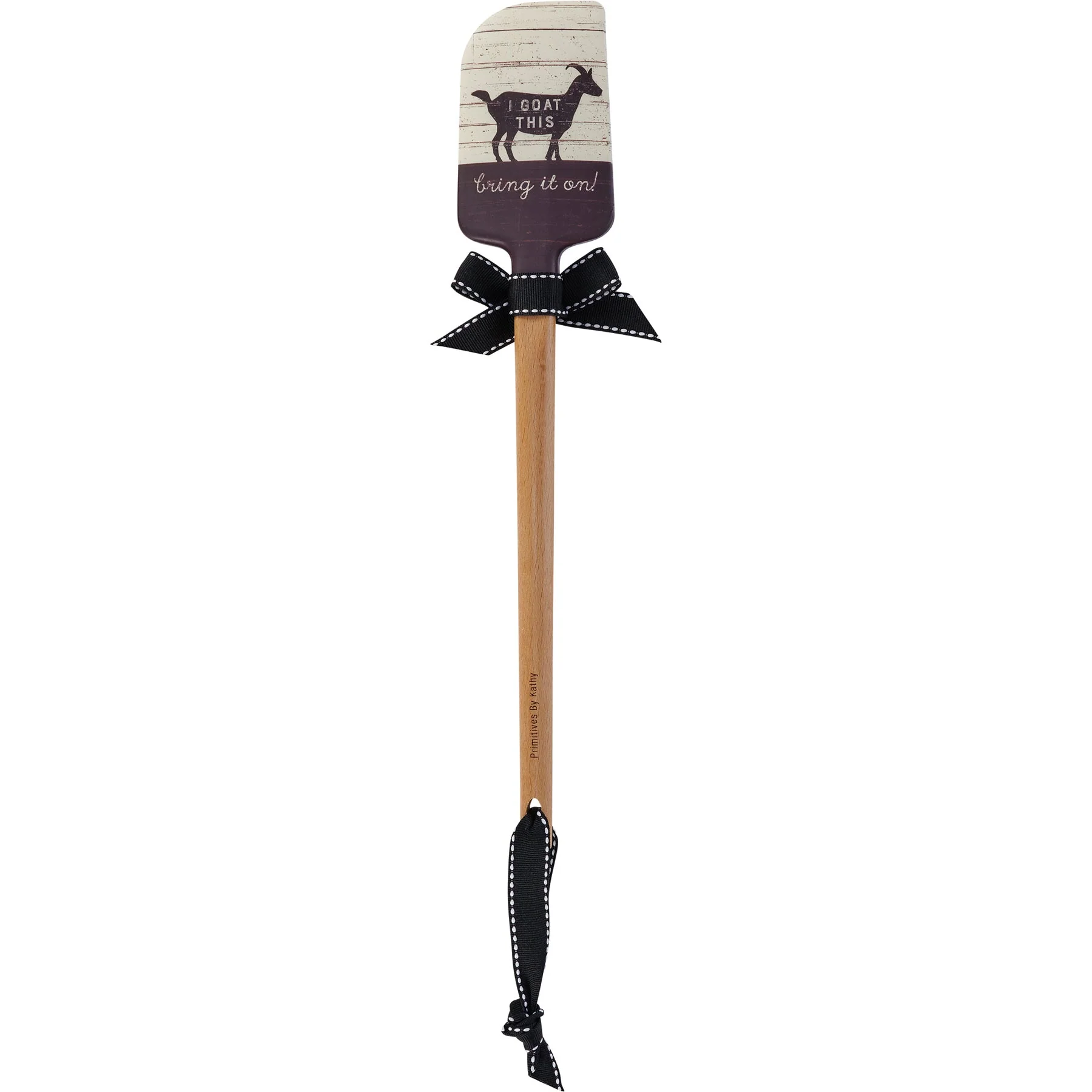 I Goat This Bring It On Silicone Spatula | Wooden Handle Double-Sided Spatula - Image 3