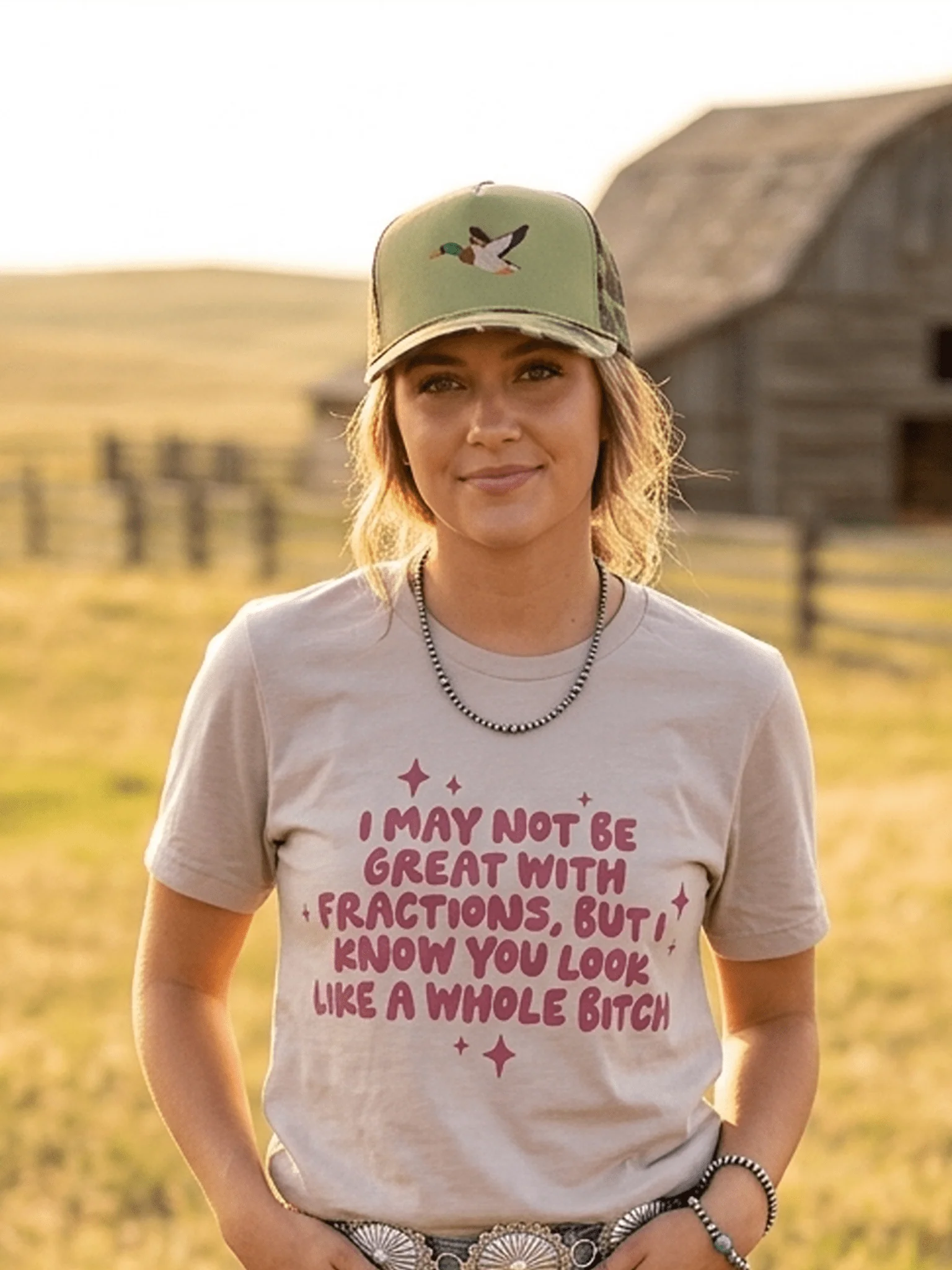 I May Not Be Great With Fractions Graphic Tee - Image 3