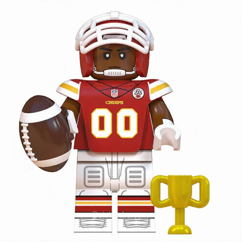 Kansas City Chiefs NFL Football Teams Lego Minifigures Custom Toys