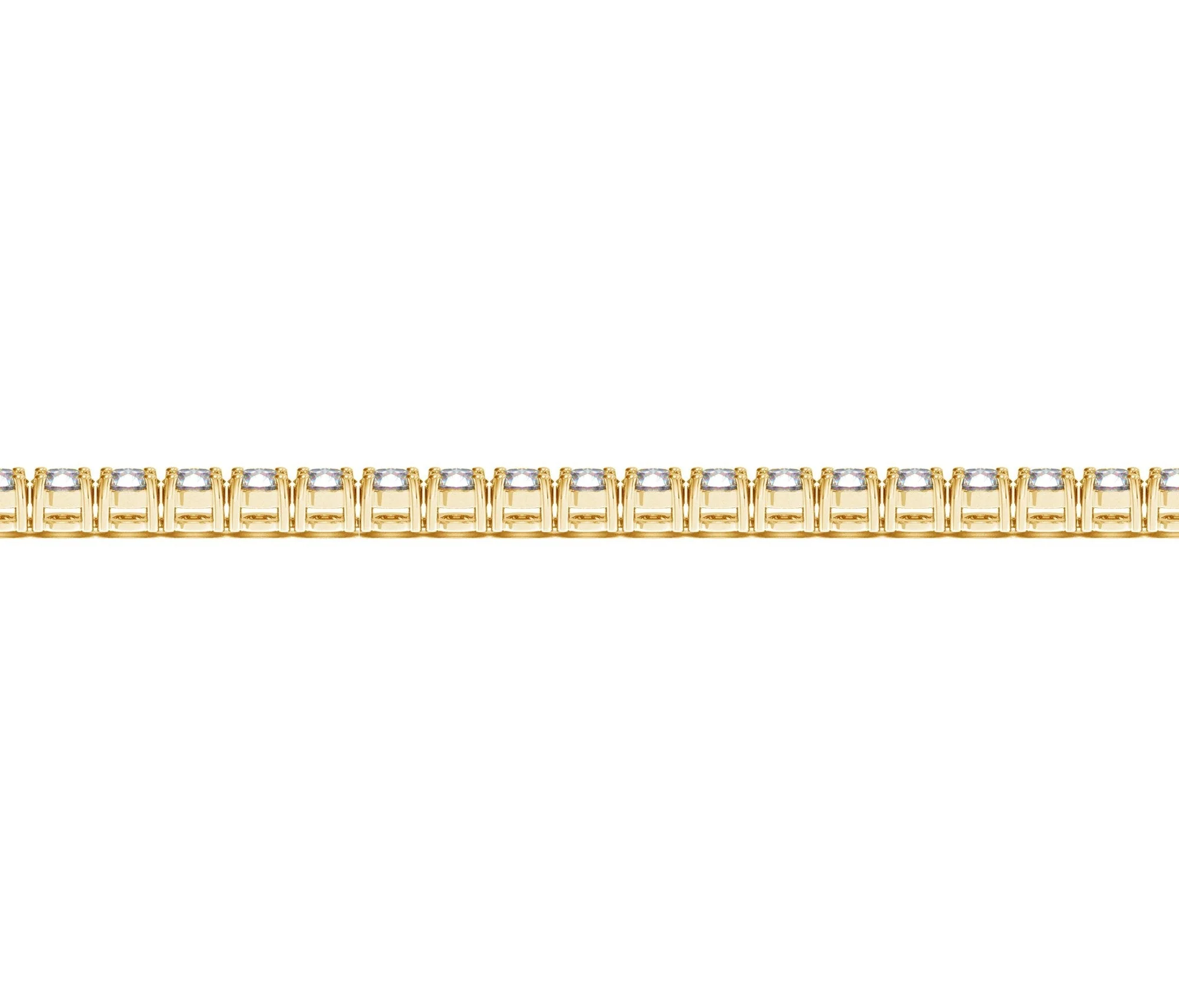 Lab Grown Round Diamond Tennis Bracelet in 14k Yellow Gold (5 cctw F/G VS2/SI1) - Image 6