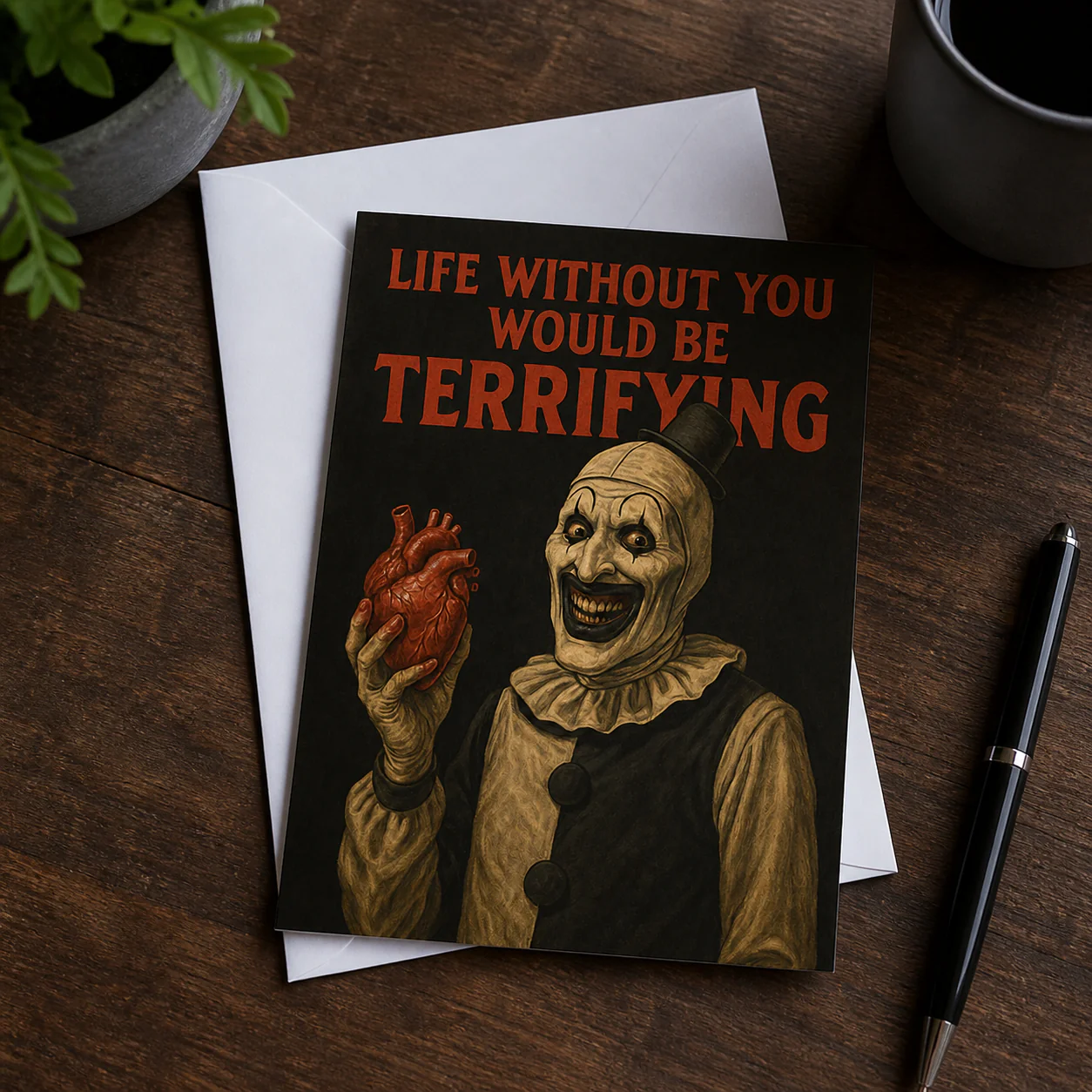 Life Without You would Be Terrifying Greeting Card - Image 2