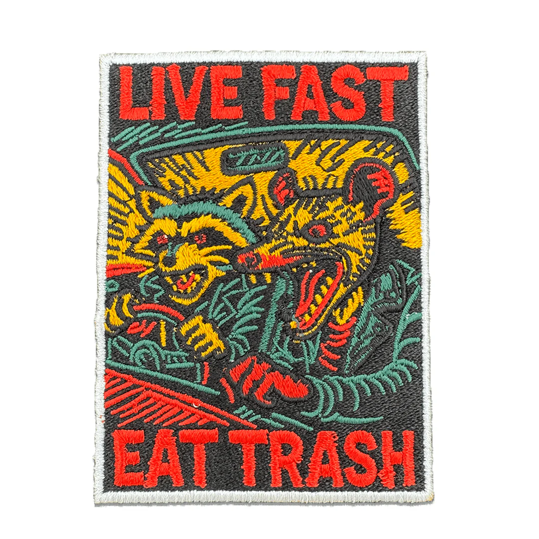 Live Fast Eat Trash Patch