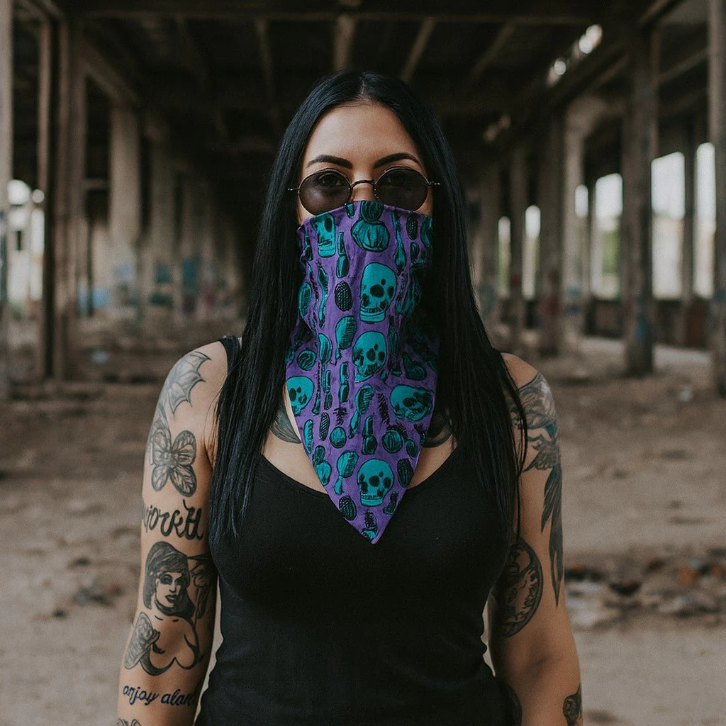 Macabre Makeup Bandana - Image 2