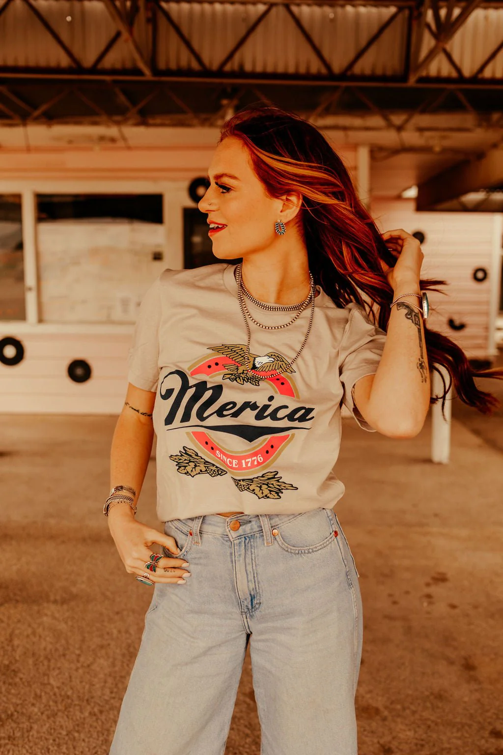 Merica Beer Tee - Image 4