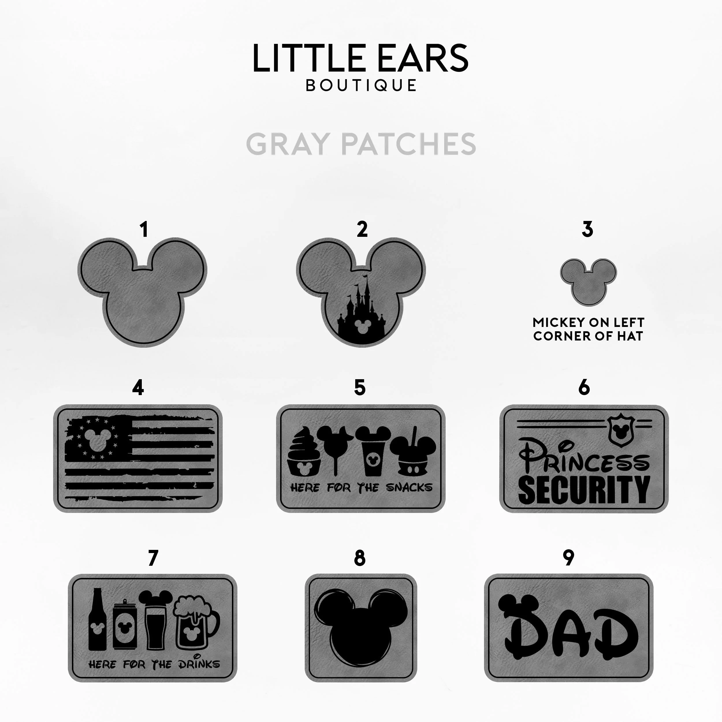 Leather Patch Hats - Image 2