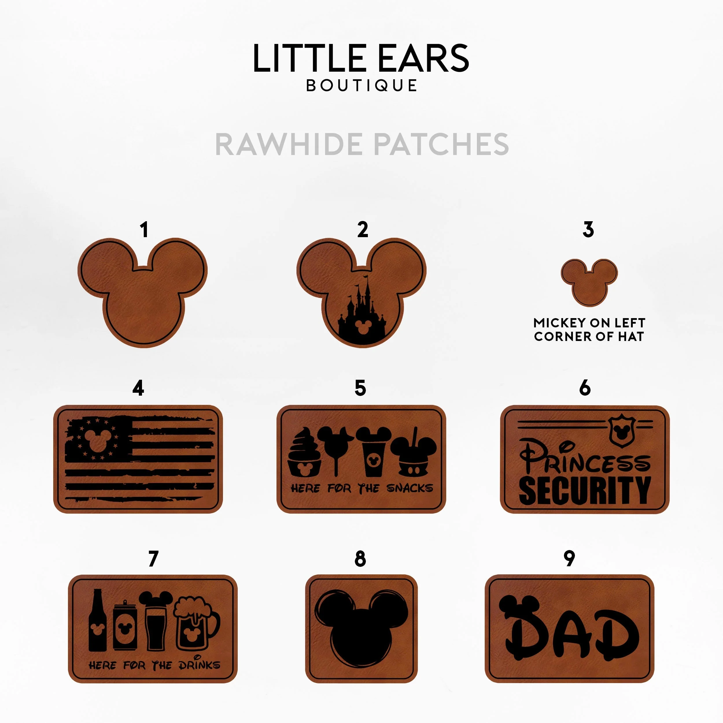 Leather Patch Hats - Image 4