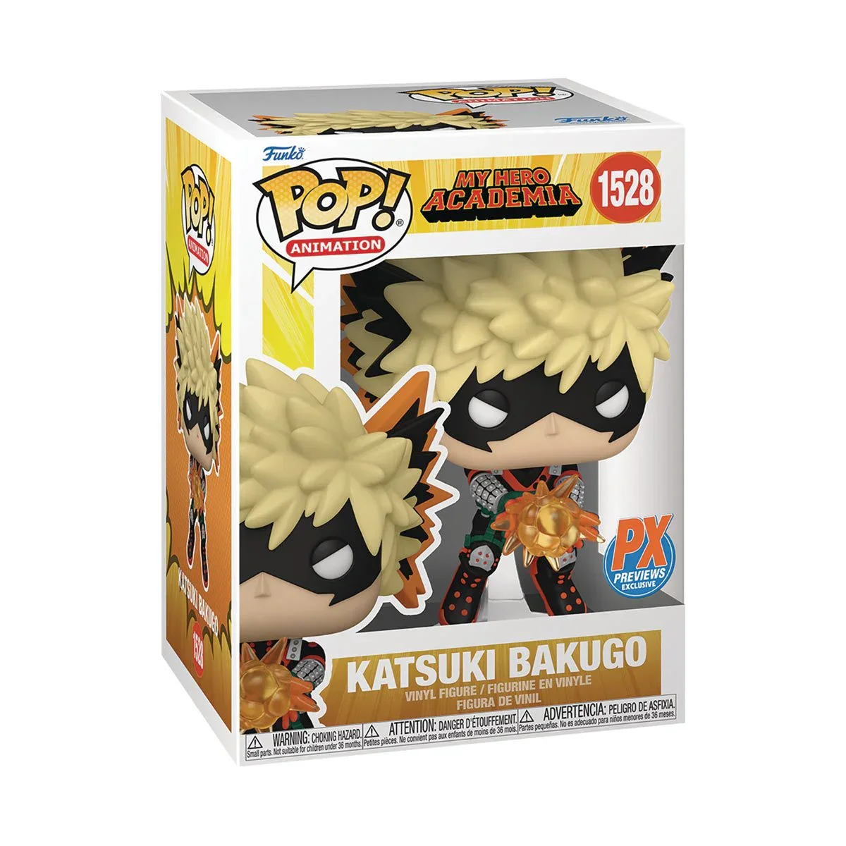 My Hero Academia Katsuki Bakugo Funko Pop! Vinyl Figure #1528 - Previews Exclusive - Image 2
